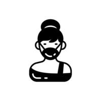 Wear Mask icon in vector. Illustration vector