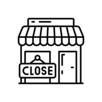 Store Closed icon in vector. Illustration vector