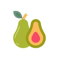 aguacate icono en vector. ilustración vector