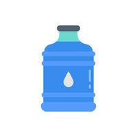 agua botella icono en vector. ilustración vector