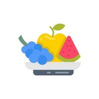 frutas icono en vector. ilustración vector