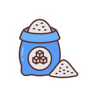 Sugar icon in vector. Illustration vector