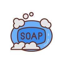 Soap icon in vector. Illustration vector