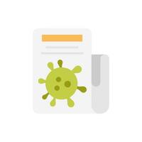 Coronavirus News icon in vector. Illustration vector