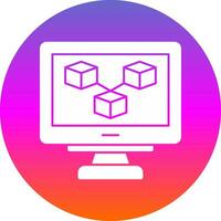 Blockchain Vector Icon Design
