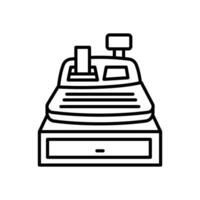 Cashier Machine icon in vector. Illustration vector
