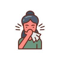 Runny Nose icon in vector. Illustration vector