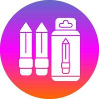 Color Pencil Vector Icon Design