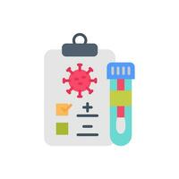 Test Report icon in vector. Illustration vector
