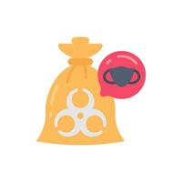 Biohazard Waste icon in vector. Illustration vector