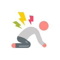 Severe Pain icon in vector. Illustration vector