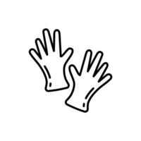 Wear Gloves icon in vector. Illustration vector