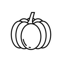 Pumpkin icon in vector. Illustration vector