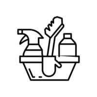 Cleaning Supplies icon in vector. Illustration vector