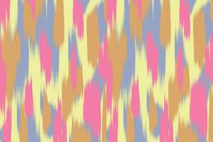 Uzbek ikat pattern and fabric in Uzbekistan. Abstract background for wallpaper, textures, textile, wrapping paper. vector