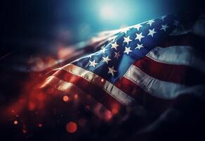 photo american flag background
