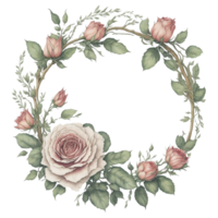 acquerello bouquet di fiori, acquerello mazzo fiore, nozze fiore, acquerello floreale disegno, botanico fiore, acquerello decorazione, ai generato png