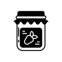 Jam icon in vector. Illustration vector