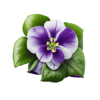 Watercolor flower, Ai Generated png