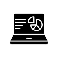 Data analysis icon vector. Data science illustration sign. Analytics symbol. Trading logo. vector