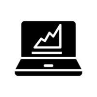 Data analysis icon vector. Data science illustration sign. Analytics symbol. Trading logo. vector