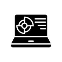 Data analysis icon vector. Data science illustration sign. Analytics symbol. Trading logo. vector