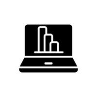 Data analysis icon vector. Data science illustration sign. Analytics symbol. Trading logo. vector