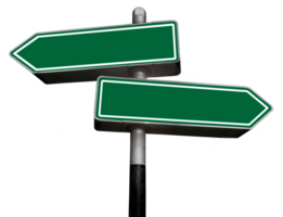 Blank direction signs png