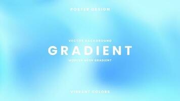 Abstract blurred gradient mesh background in bright multi-color. Colorful smooth banner template. vector