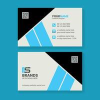 Clean stylish and modern creative professional, business card template design vector