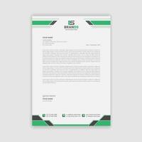 Professional creative simple Business and corporate modern letterhead template design vector