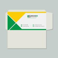 Clean and Modern Creative Simple Business and Corporate Envelope template vector