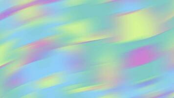 animazione, video, movimenti di astratto liquido multicolore delicato arcobaleno sfondo video