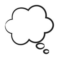 Speech  bubble  icon. Flat  design. Isolated white background vector