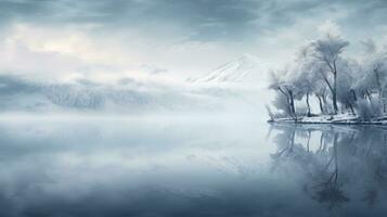 Winter natural background photo