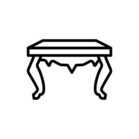 mesa icono en vector. logotipo vector