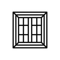 Window icon in vector. Logotype vector
