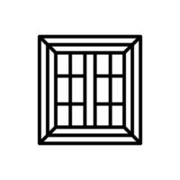 ventana icono en vector. logotipo vector