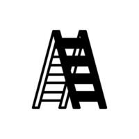 Stepladder icon in vector. Logotype vector