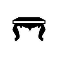 mesa icono en vector. logotipo vector