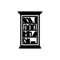Bookcase icon in vector. Logotype vector
