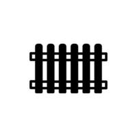 Fence icon in vector. Logotype vector