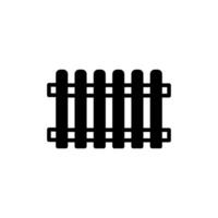 Fence icon in vector. Logotype vector