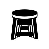 Stool icon in vector. Logotype vector