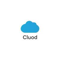 plantilla de diseño de vector de logotipo de nube