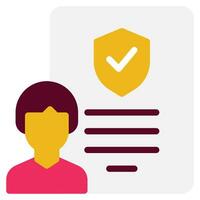 HR Compliance icon can be used for uiux, etc vector