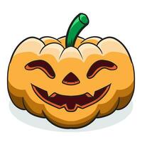 pumpkin vector illustration for halloween design with cartoon style