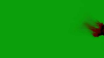 sangre salpicaduras verde pantalla 03 video