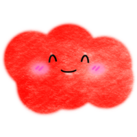 carino colorato nuvole png