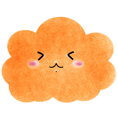 Orange Cloud Transparent PNGs for Free Download
